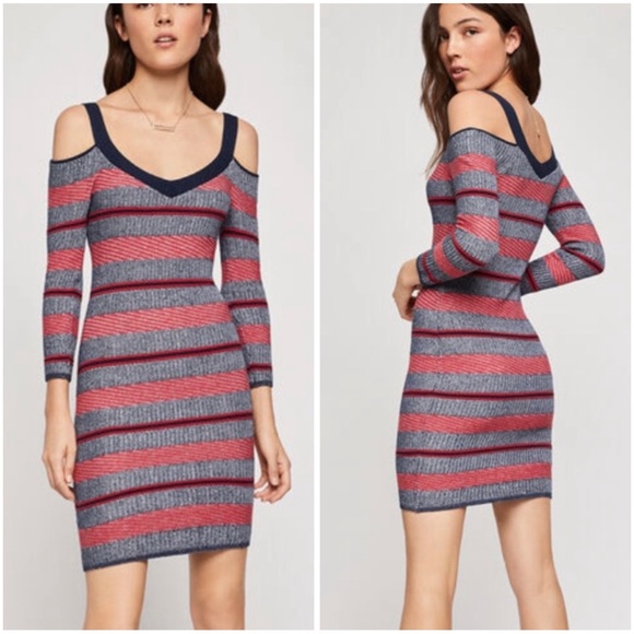 NWT BCBG Cold Shoulder Dress - Picture 1 of 6